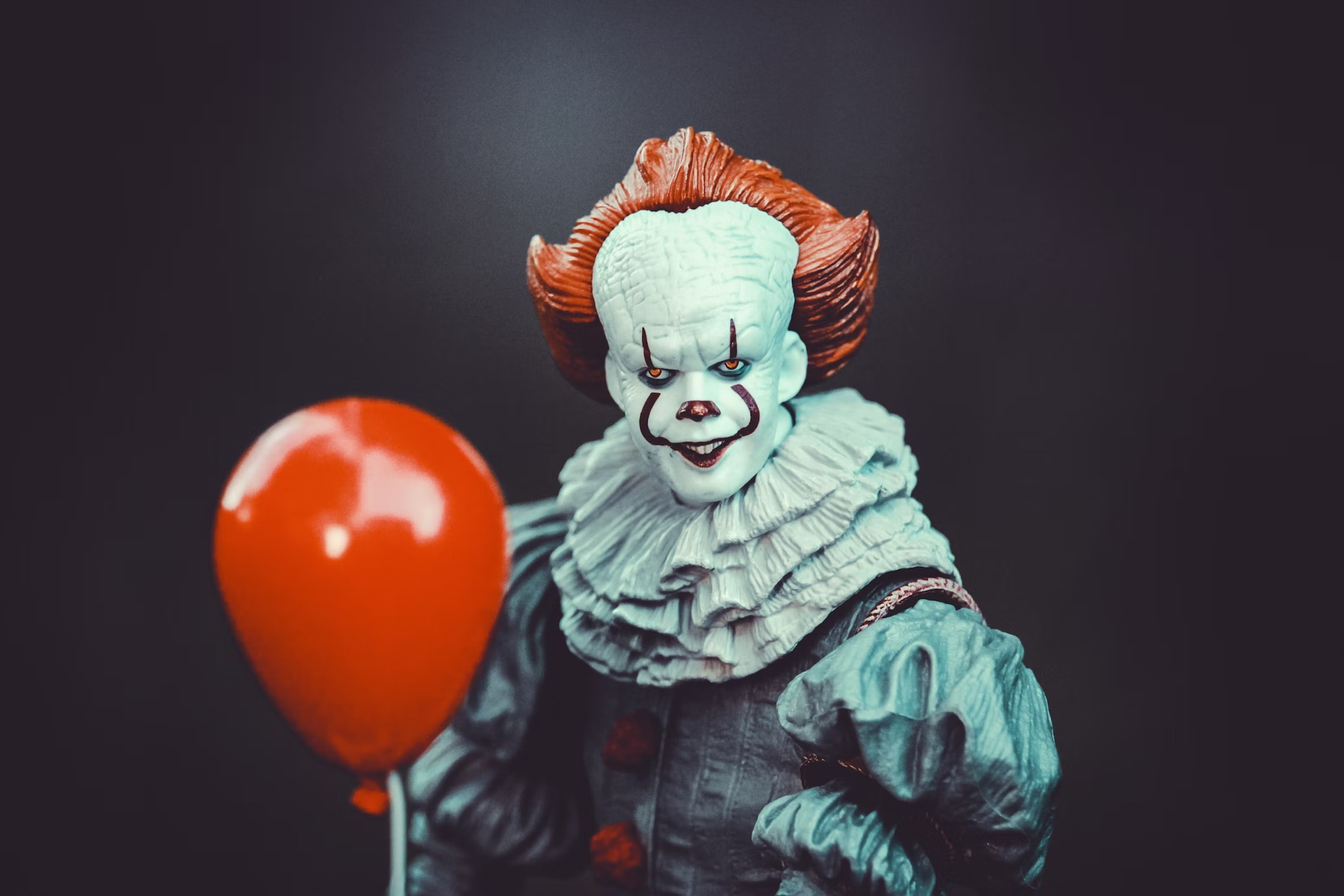 An illustration depicting the clown character from Stephen King&rsquo;s novel, It.